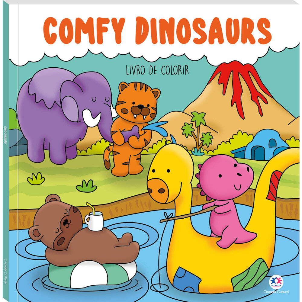 Capa de COMFY DINOSAURS - PARA COLORIR